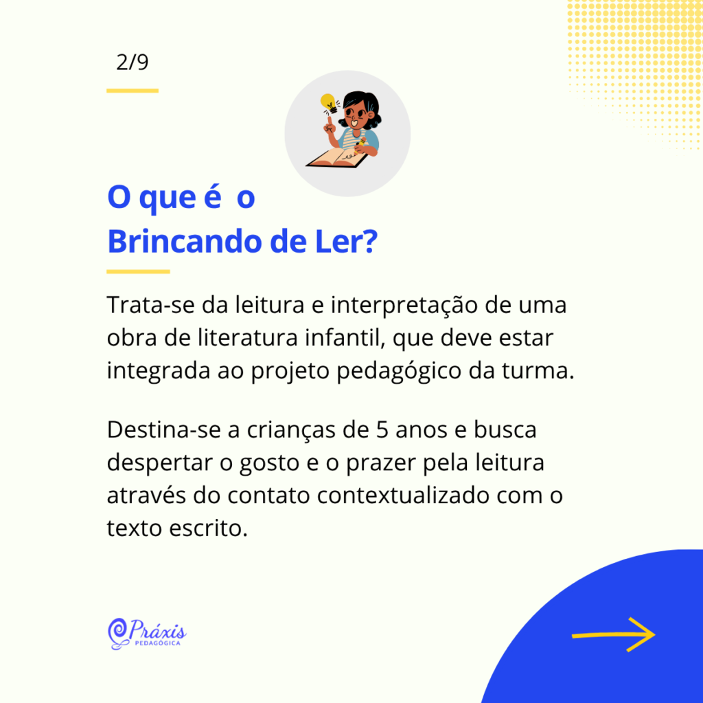 Brincando de Ler — slide 2 de 9